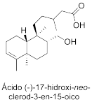 Ácido (-)-17-hidroxi-neo-clerod-3-en-15-oico