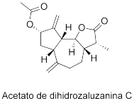 Acetato de dihidrozaluzanina C