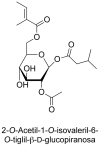 2-O-Acetil-1-O-isovaleril-6-O-tiglil-β-D-glucopiranosa