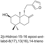 2β-Hidroxi-15-16 epoxi-ent-labd-8(17)
