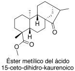 Éster metílico del ácido 15-ceto-dihidro-kaurenoico