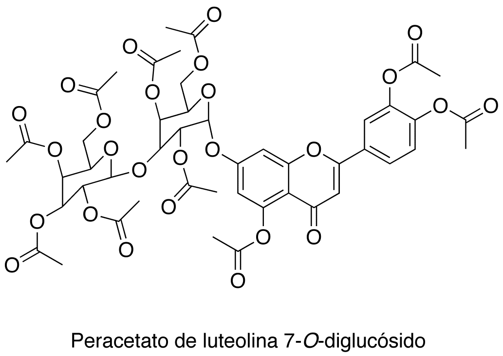 Peracetato de luteolina 7-O-diglucósido