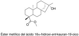 Éster metílico del  ácido 16α-hidroxi-ent-kauran-19-oico