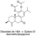 Diacetato de 19[4→3]abeo-O-demetilcriptojaponol