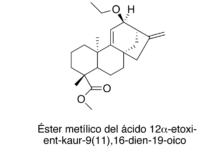Éster metílico del ácido 12β-etoxi-ent-kaur-9(11)