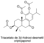 Triacetato de 3β-hidroxi-demetil criptojaponol