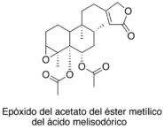 Epóxido del acetato del éster metílico del ácido melisodórico