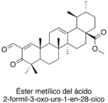 Éster metílico del ácido 2-formil-3-oxo-urs-1-en-28-oico