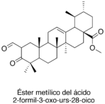 Éster metílico del ácido 2-formil-3-oxo-urs-28-oico