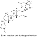 Diacetato del éster metílico del ácido gomfosídico