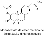 Monoacetato de éster metílico del ácido 2α